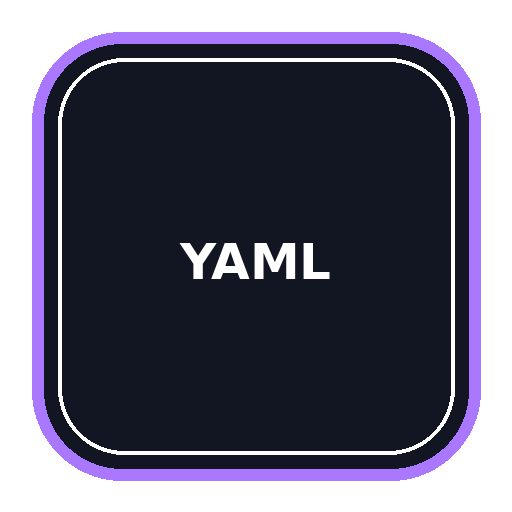 YAML configuration integration icon
